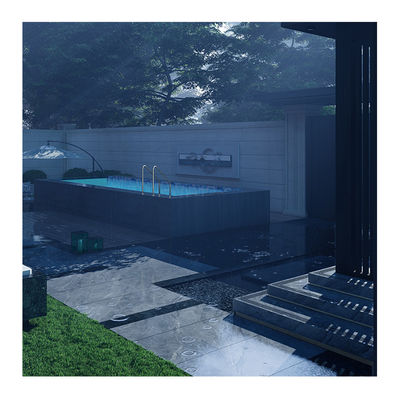 Piscina modular Aupool con espesor de ventana de 100 mm y alta transmisión de luz