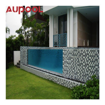 Hoja de acrílico de color claro Spa de natación Jacuzzi Piscinas infinitas para piscina de contenedores al aire libre