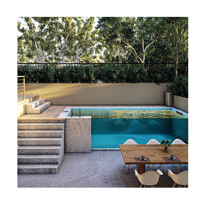 Panel de acrílico súper transparente exterior piscina de ventana para lujosas villas piscina de vidrio
