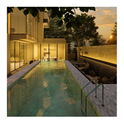 Principio de la cinta de correr modular al aire libre Contenedor Piscina con temperatura constante