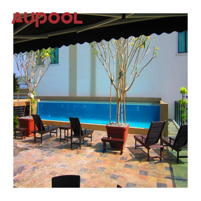 Panel acrílico fundido de espesor de 30 mm-950 mm para piscina al aire libre Cascada de cascada