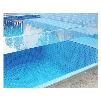 Custom Easy To Install Piscina con ventana acrílica y madera de plástico de color de tablero