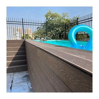 Piscinas prefabricadas con paneles acrílicos de 100 mm por encima de la bomba de filtro de la piscina