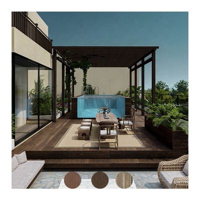 Piscinas exteriores de fibra de vidrio con alta diafanalidad del 92,5% y diseño claro/transparente