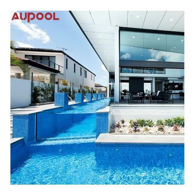 Alta transmisión de luz 92,5% piscina de spa con sistema de corte de máquina de chorro de agua sin fin