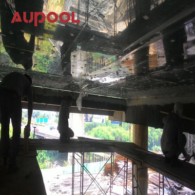 Proveedores Panel acrílico fundido para piscina Hoja acrílica de forma ovalada de espesor transparente