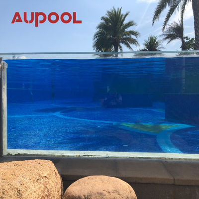 Hoja de acrílico transparente Panel acrílico fundido personalizable para piscina de ventana submarina