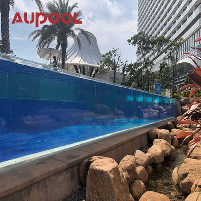 Hoja de acrílico transparente Panel acrílico fundido personalizable para piscina de ventana submarina