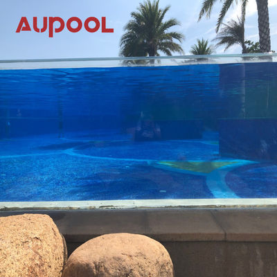 Hoja de acrílico transparente Panel acrílico fundido personalizable para piscina de ventana submarina