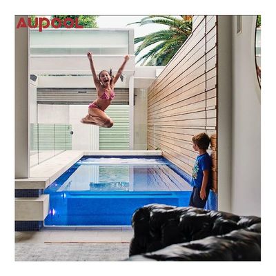 Clorinador de sal y contenedor prefabricado ligero submarino para piscina de acero