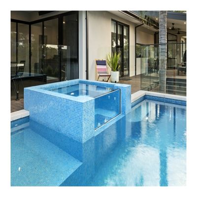 Piscina exterior de acrílico transparente con diseño de estilo en venta