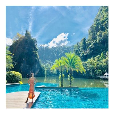 Piscina exterior de acrílico transparente con diseño de estilo en venta