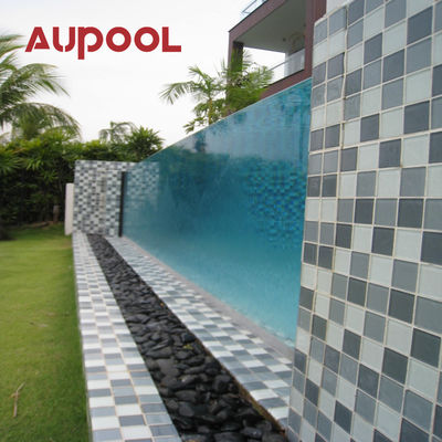 Paredes de cristal de piscina de acrílico transparente de 100 mm de espesor Hojas de plexiglás de piscina