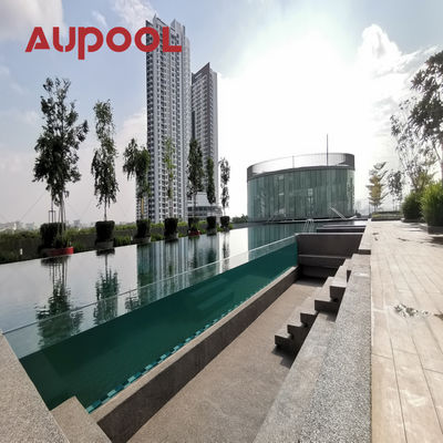 Paredes de cristal de piscina de acrílico transparente de 100 mm de espesor Hojas de plexiglás de piscina