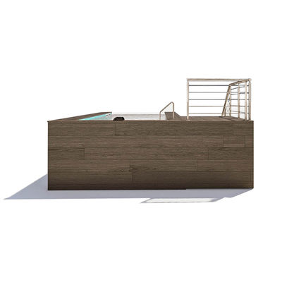 AP-2000 Piscina prefabricada para nadar por encima del suelo en contenedores de 20 pies y 40 pies