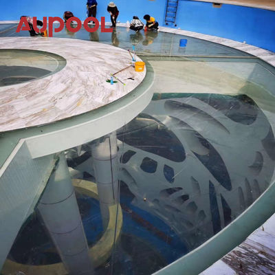 Paneles de hoja acrílica transparente de espesor de 30-950 mm para el diseño de piscinas y acuarios