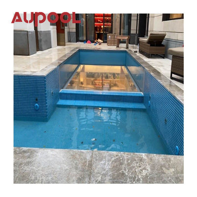 Muestras gratuitas de acrílico Costo expreso para el cliente de la piscina de fibra de vidrio de poliéster
