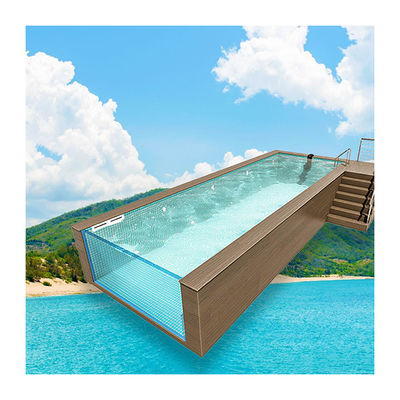 Densidad 1.2g/cm3 Piscina prefabricada para villa y casa de playa Casa de jardín