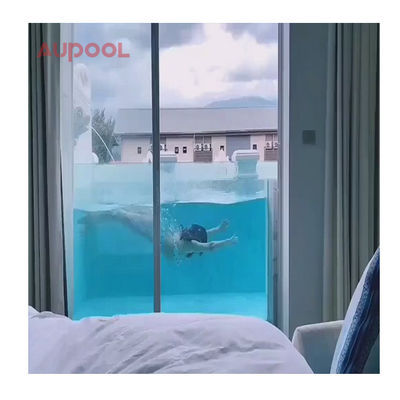 100% de Lucita PMMA de caparazón acrílica de fibra de vidrio importada Spa de natación para piscina interior exterior