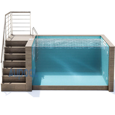 Ventanas acrílicas de espesor de 100 mm y accesorios de bombas de aire para equipos de ciclo de agua Aupool
