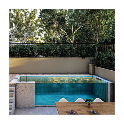 Piscina de jardín prefabricada de acrílico para piscinas de fibra de vidrio de villas