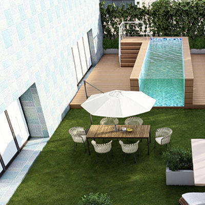 Piscina de jardín prefabricada de acrílico para piscinas de fibra de vidrio de villas