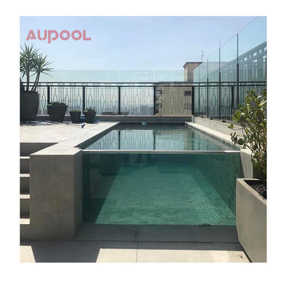 Panel de pared pulido personalizado Plexiglás Piscinas acrílicas gruesas para exteriores