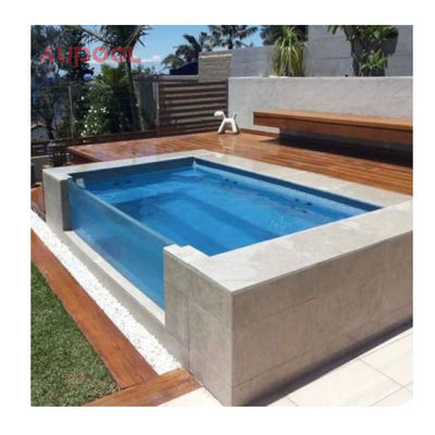 Paneles de vidrio acrílico transparente de 50 mm de espesor para piscinas transparentes y duraderas