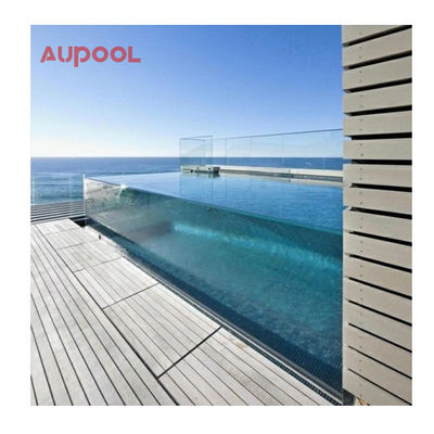 Tabla de piscina acrílica de vidrio transparente ecológica personalizada para una función duradera
