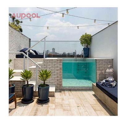 Tabla de piscina acrílica de vidrio transparente ecológica personalizada para una función duradera
