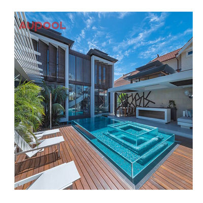 12Mm 15Mm Acrílico transparente cerca de la piscina para el hotel Villa Casa patio trasero personalizado