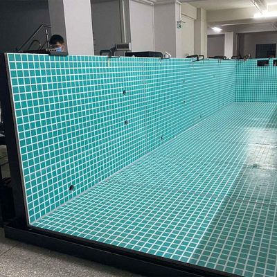 Instalación fácil Piscina prefabricada de acrílico plexiglás con ventaja de montaje rápido