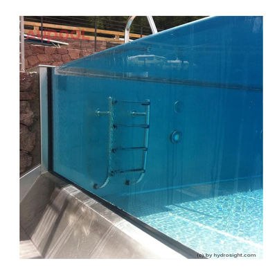 7.8M Rectángulo Gran Familia Fibra de Vidrio Spa Exterior Infinity Fibra de Vidrio Piscina