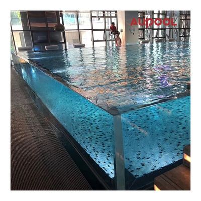 Protección UV Seguridad paneles acrílicos de vidrio de vidrio de gran espesor sin fin fundido para el recinto de la piscina