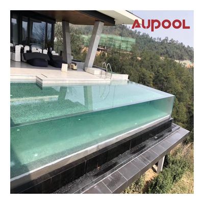 Protección UV Seguridad paneles acrílicos de vidrio de vidrio de gran espesor sin fin fundido para el recinto de la piscina