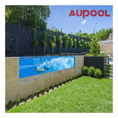 Protección UV Seguridad paneles acrílicos de vidrio de vidrio de gran espesor sin fin fundido para el recinto de la piscina