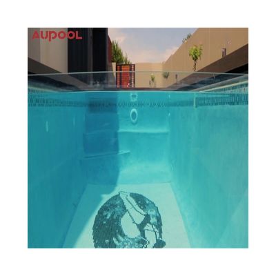 Panel de la piscina del patio trasero hecho de material acrílico de alta dureza de superficie