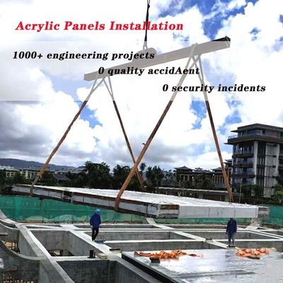 Panel acrílico Densidad 1,2 g/cm3 Cascata Piscina Fuentes Piscinas Cascadas Tiempo de entrega 10 días laborables
