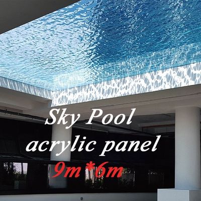 Panel acrílico Densidad 1,2 g/cm3 Cascata Piscina Fuentes Piscinas Cascadas Tiempo de entrega 10 días laborables