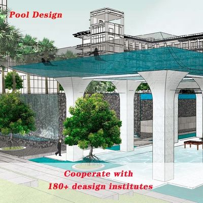 Panel acrílico Densidad 1,2 g/cm3 Cascata Piscina Fuentes Piscinas Cascadas Tiempo de entrega 10 días laborables