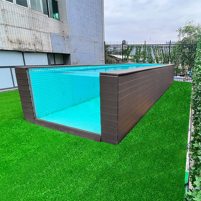 1.2g/cm3 Densidad Panel acrílico transparente Piscina ideal para piscinas de gran tamaño