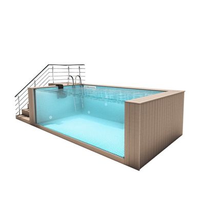 Transforme el interior de su altiplano en un destino de natación con una piscina sobre el suelo
