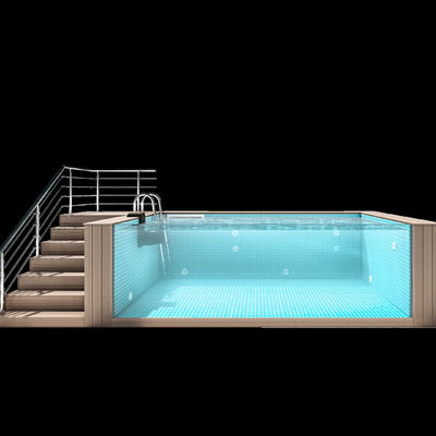 Transforme el interior de su altiplano en un destino de natación con una piscina sobre el suelo