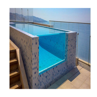 Piscina transparente Villa dentro del estilo AUPOOL Masaje acrílico Baby Spa Piscina de baño