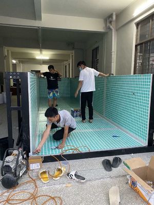 Piscina acrílica sin límites para hoteles 43m3 Capacidad de agua de la piscina 3050KGS Peso neto