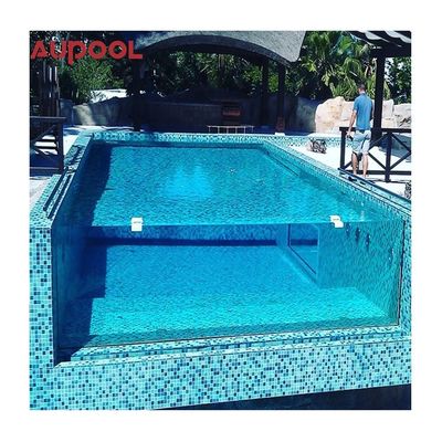 AUPOOL CE aprobado Gran piscina exterior de acrílico PMMA con accesorios de bomba de aire