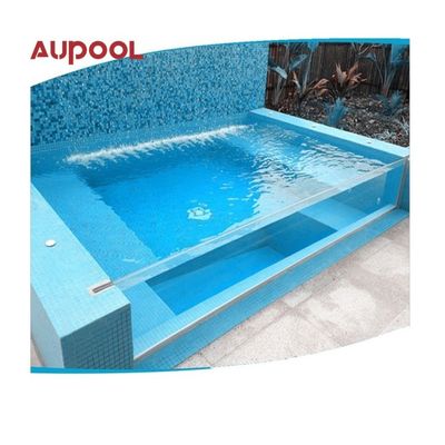 AUPOOL CE aprobado Gran piscina exterior de acrílico PMMA con accesorios de bomba de aire