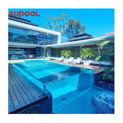 Villa Pool AUPOOL Spa Hojas de plexiglás para paredes de cristal de piscina de acrílico transparente