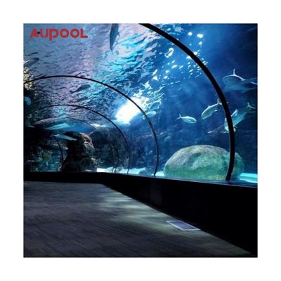 Piscina de acrílico transparente para alta transmisión de luz 92,5% y grosor de 30-950 mm