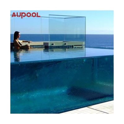 La demanda del cliente de la piscina personalizada sobre el suelo con fibra de vidrio de plástico acrílico